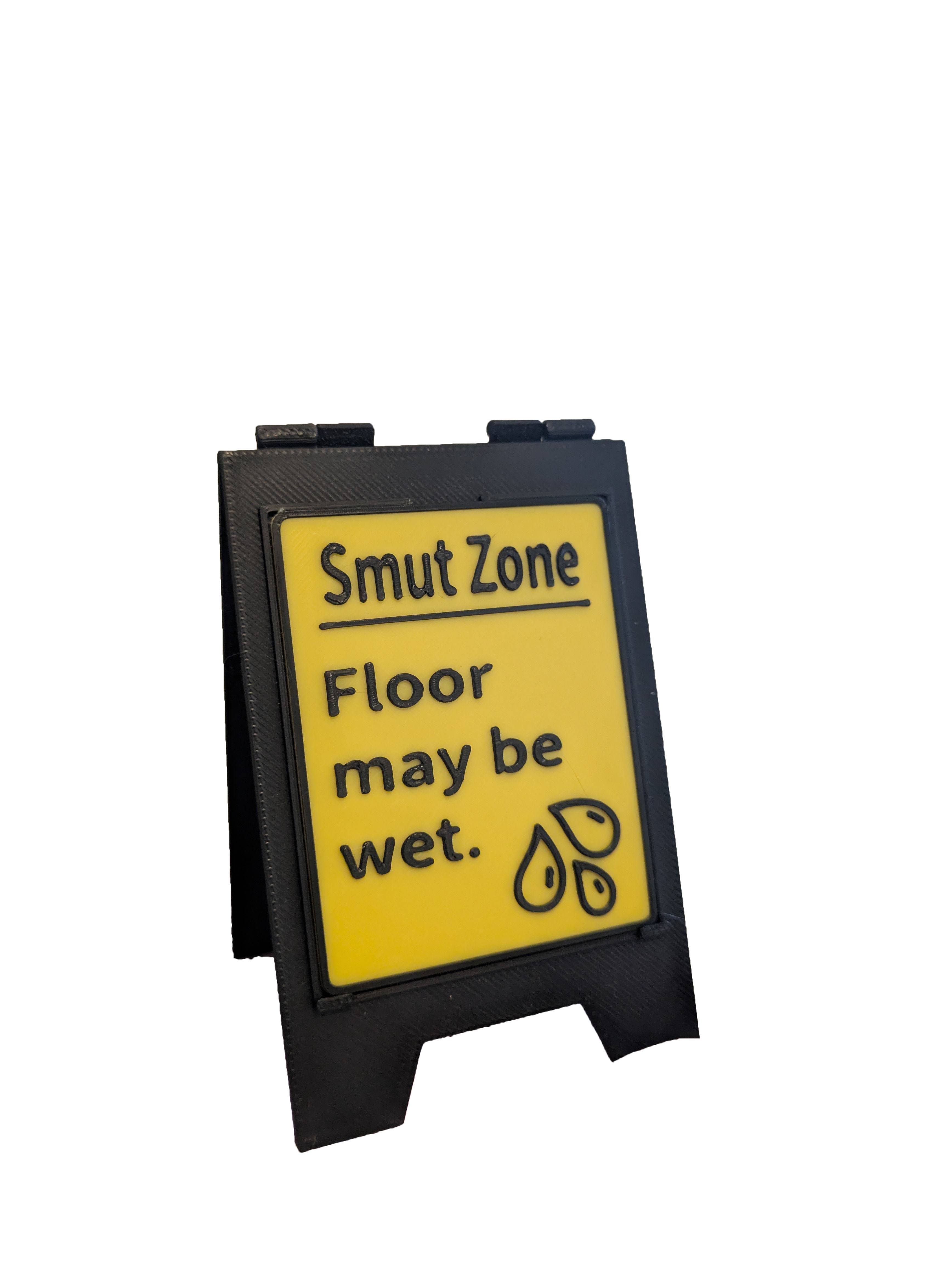 "Smut Zone" Sign and Holder Bundle
