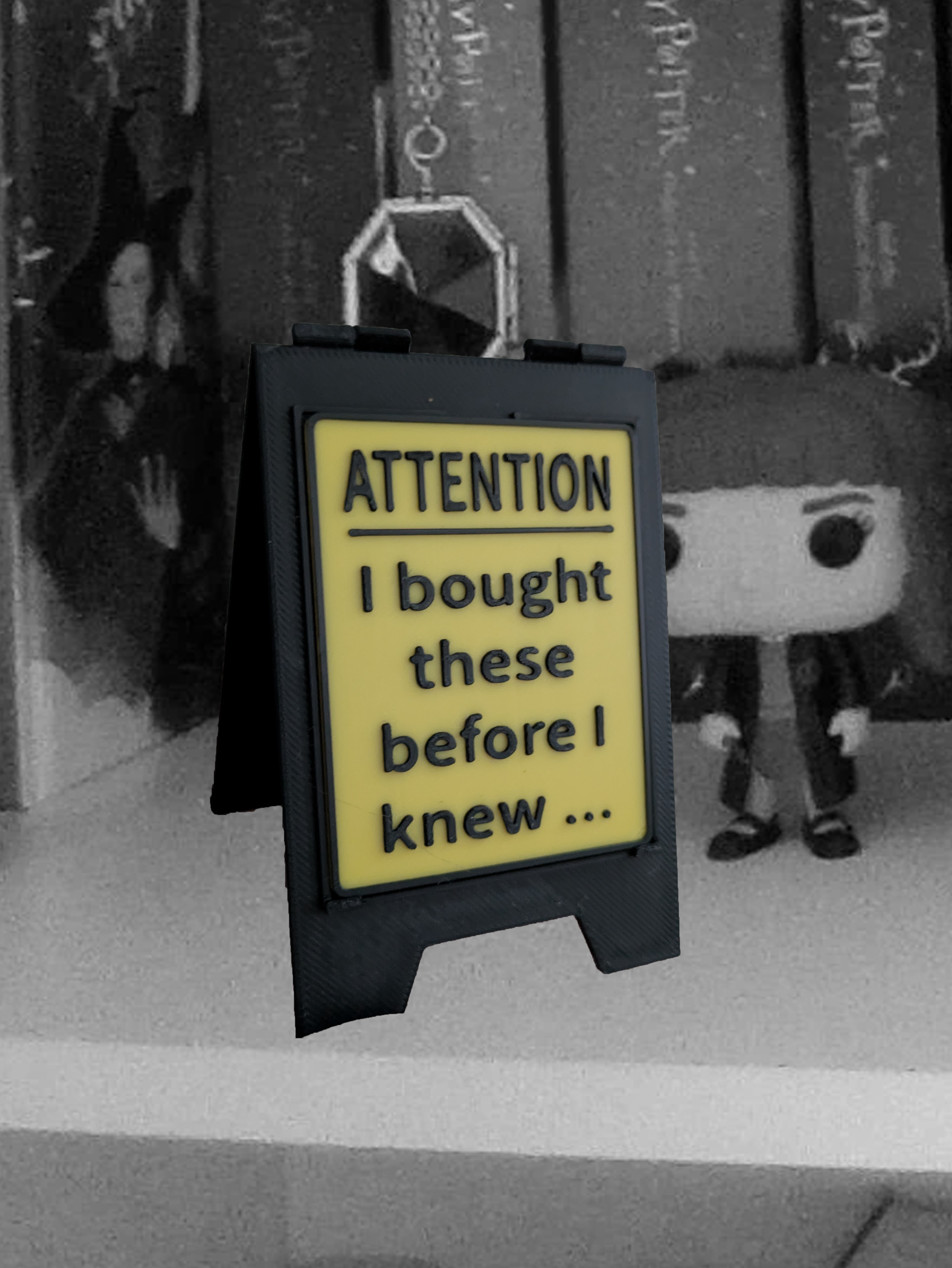 "Before I knew..." Sign and Holder Bundle